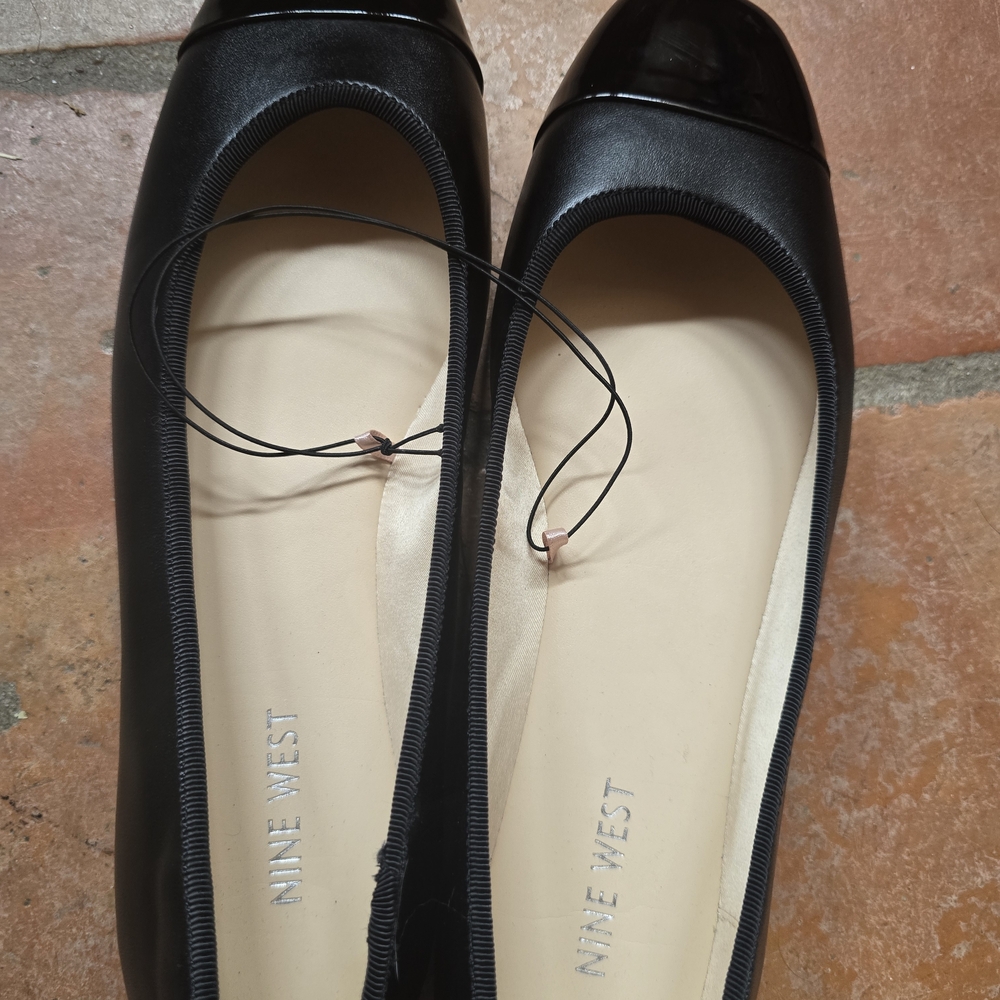 Nine West Black Flats for Women
